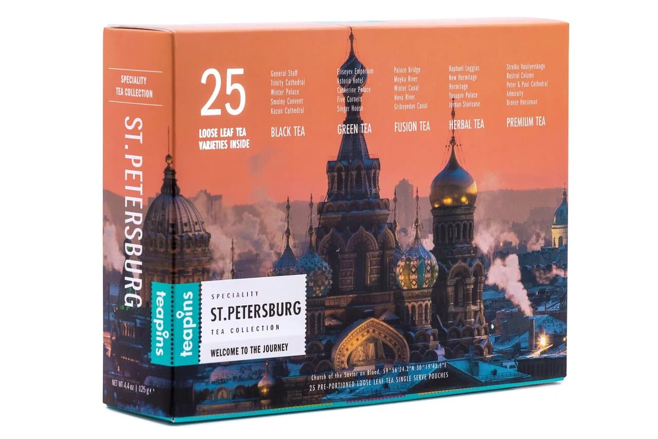 Sense of Asia - Saint Petersburg Teapins, 25 чаев 125г