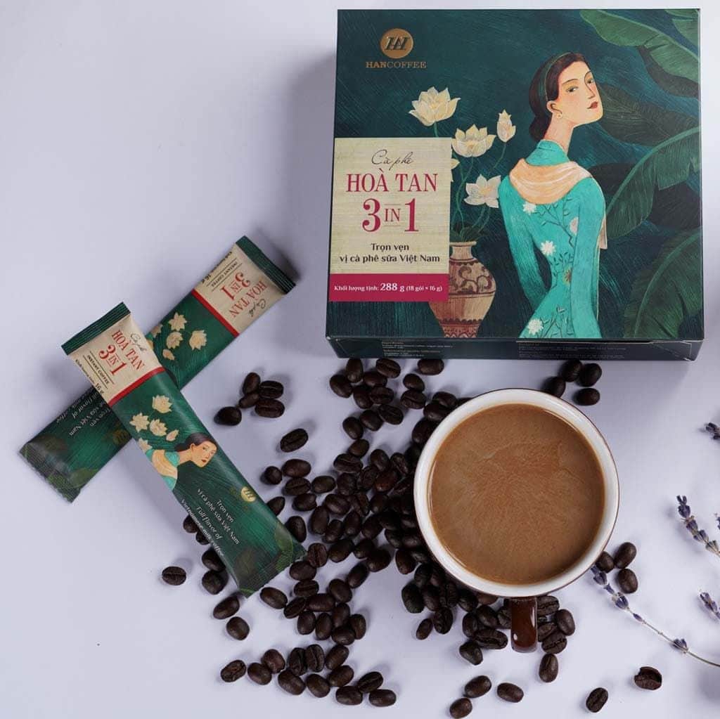 HANCOFFEE - Кофе растворимый  (3в1) 18 пак._4