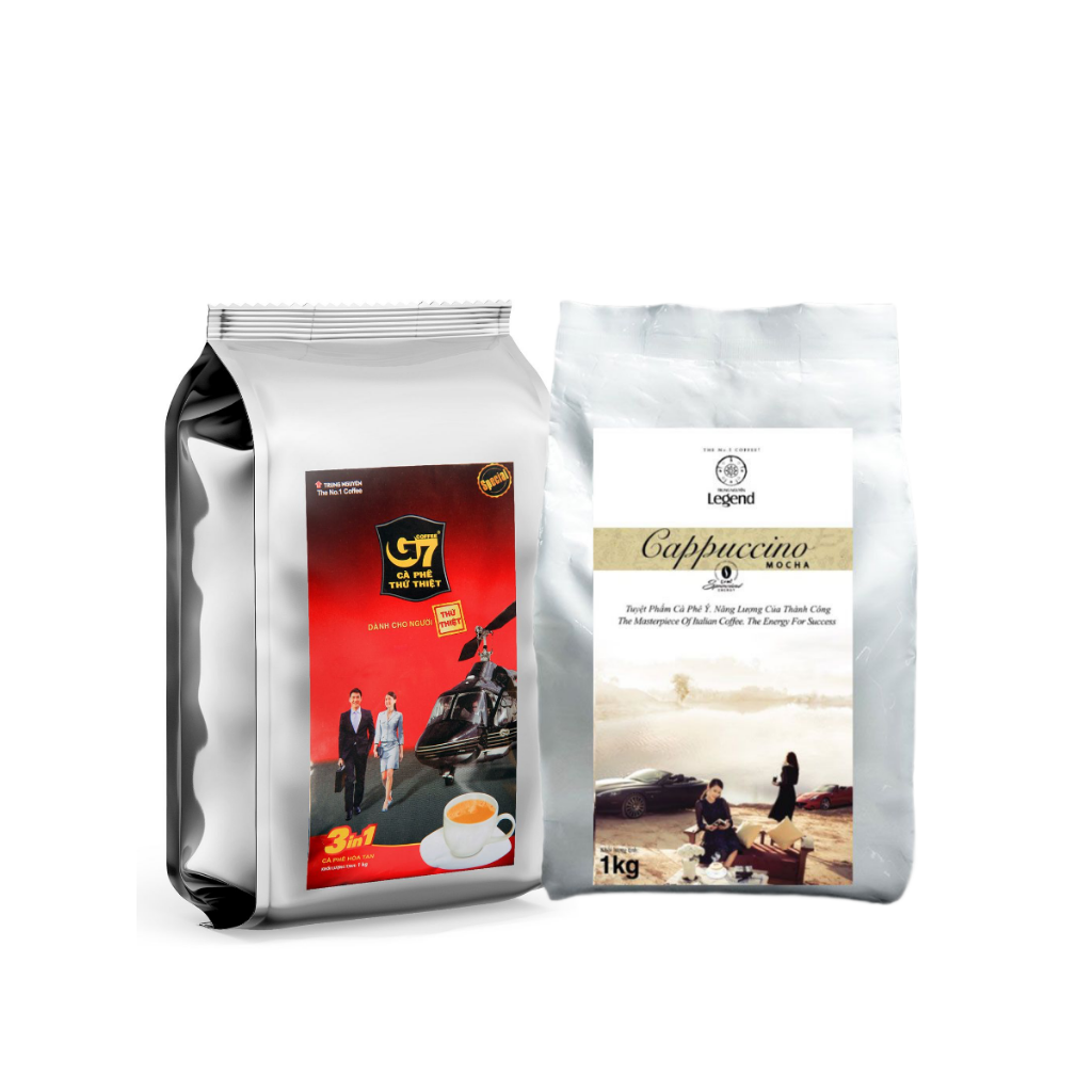 Кофе растворимый Trung Nguyen G7 Classic 3 in 1 и Legend Cappuccino Mocha