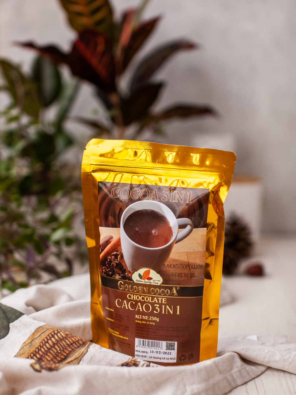 HUCAFOOD - Cocoa - Какао-порошок растворимый 3in1 (зип-пакет) 500г_2