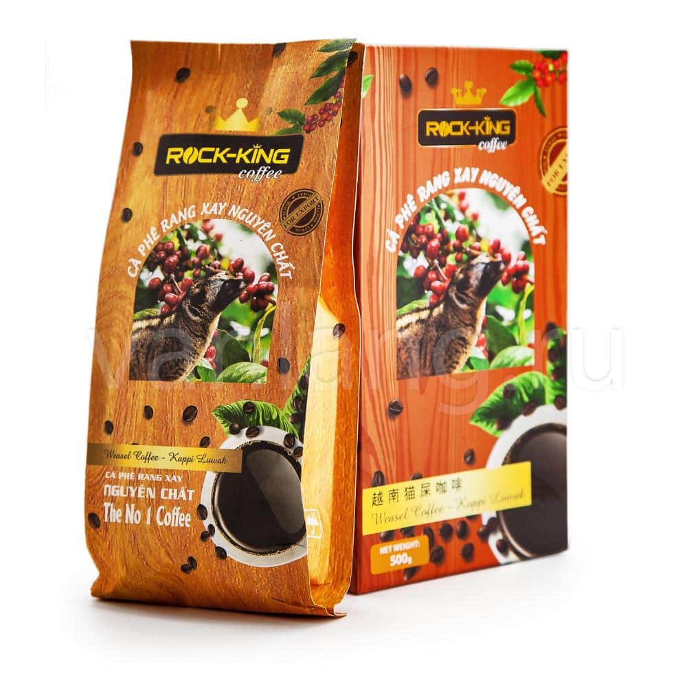 ROCK-KING coffee - Weasel Luwak в подарочной упаковке 500г_5