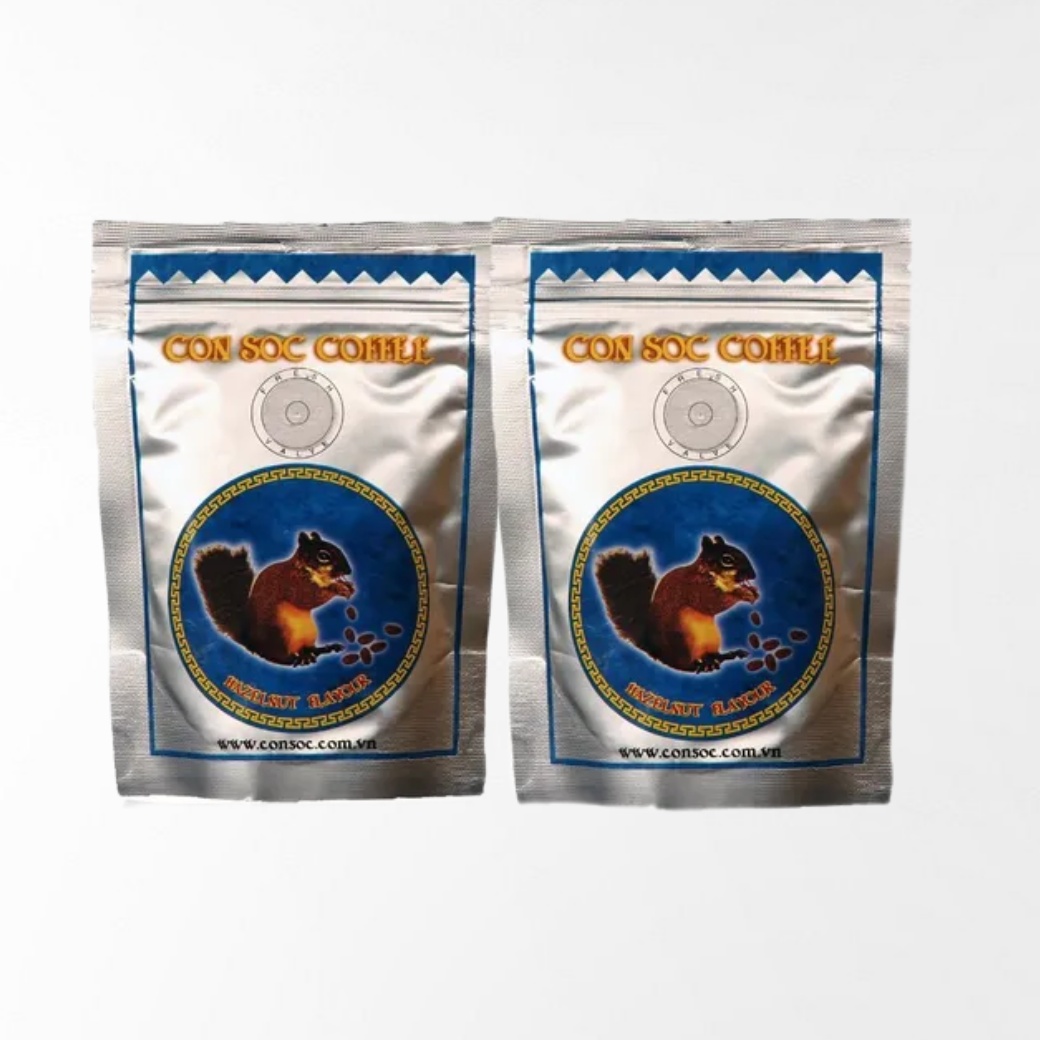 Кофе молотый Con Soc Белочка Hazelnut Flavour Blue  - набор