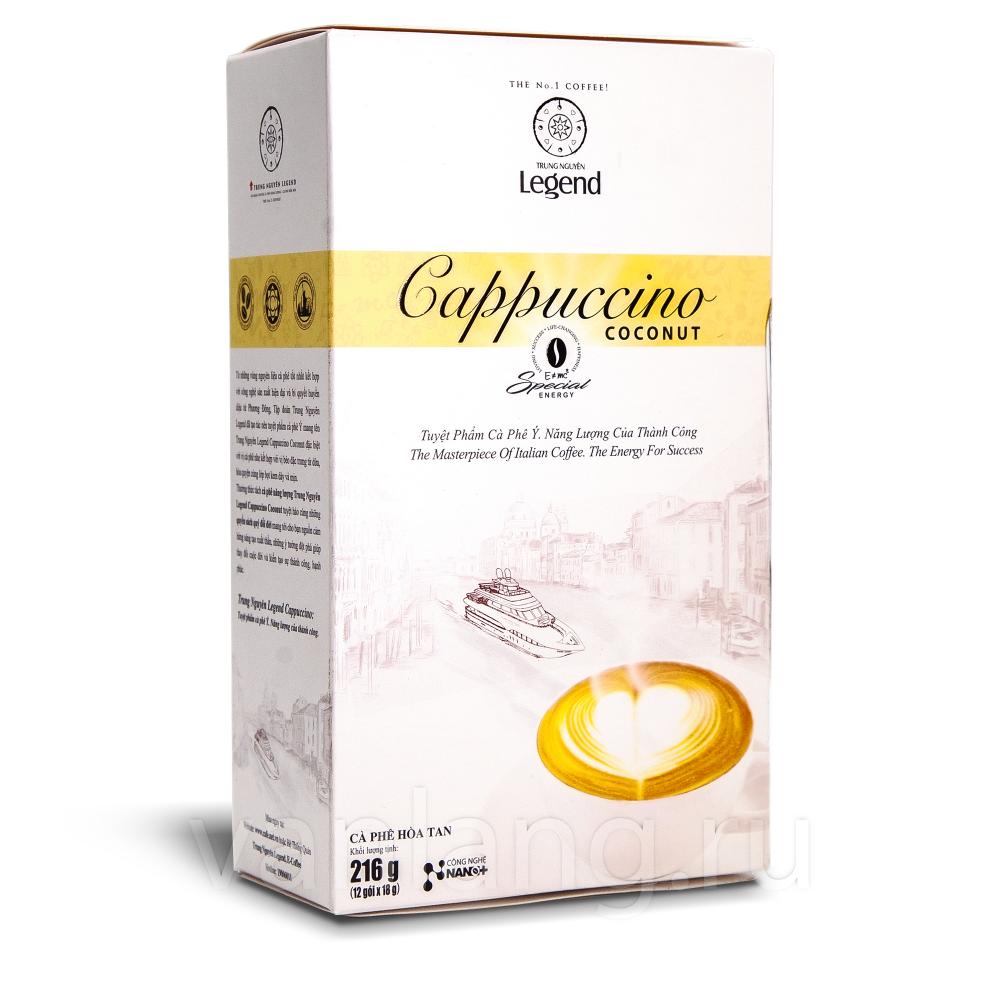 Trung Nguyen - Legend - Cappuccino Coconut 12 пак._4
