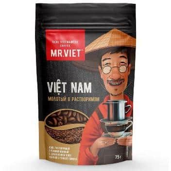 Mr. Viet - Молотый в растворимом Robusta/Arabica 75г