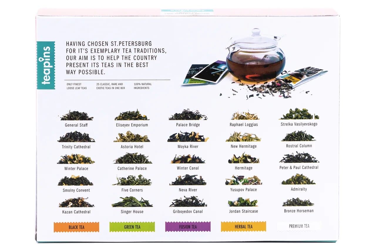 Sense of Asia - Saint Petersburg Teapins, 25 чаев 125г_3