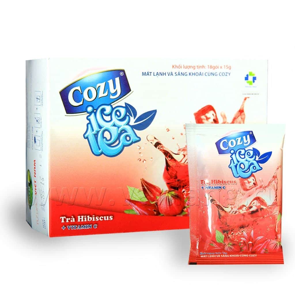 Cozy - Чайный напиток холодный - Гибискус 18 пак._2